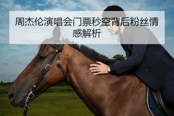 周杰伦演唱会门票秒空背后粉丝情感解析